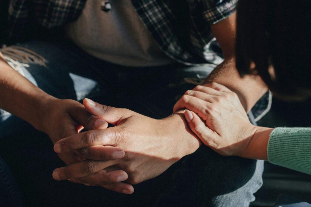 couple supporting through structure of recovery