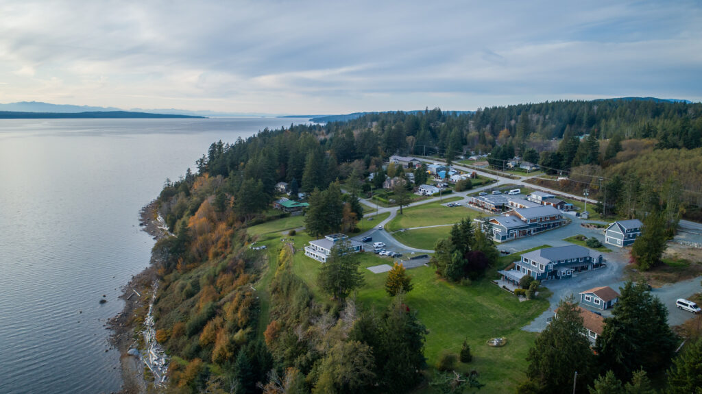 drone shot of Sunshine Coast Health Centre B Corp