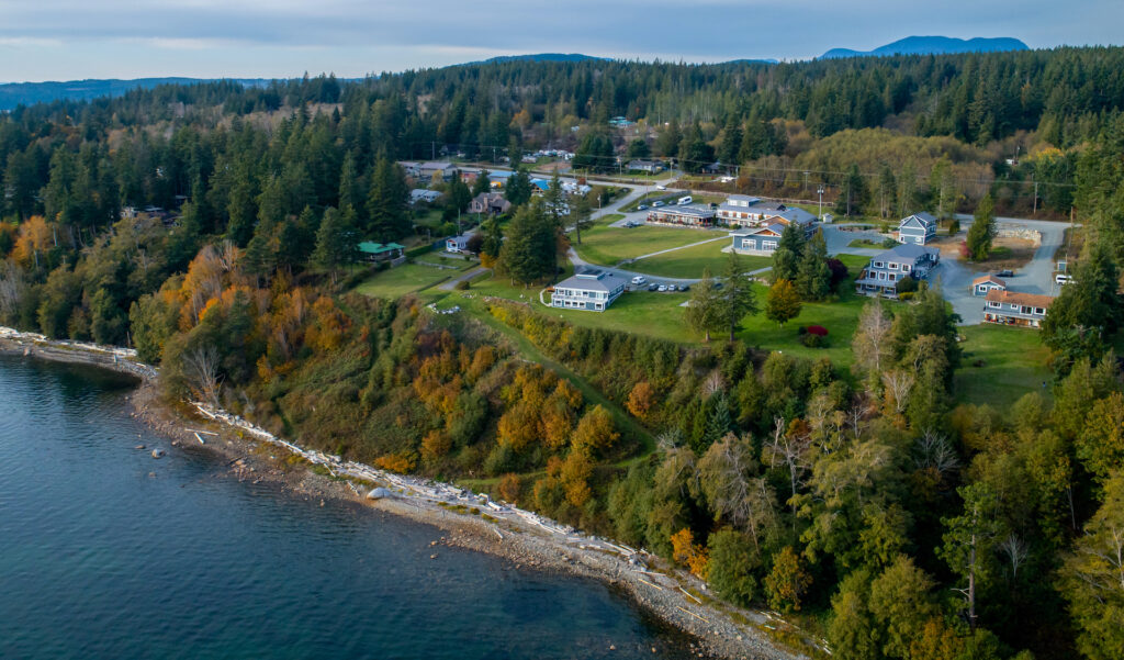 Drone shot of sunshine coast health centre