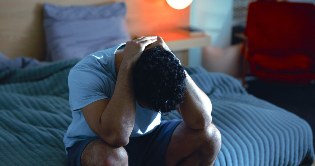 man suffering from perfectionism